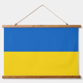 Wandteppiche mit der Flagge der Ukraine (Vorne)