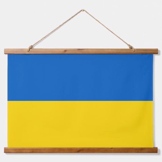 Wandteppiche mit der Flagge der Ukraine (Vorne)