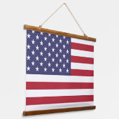 Wandteppiche mit der Flagge der USA. (Gewinkelt)