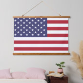 Wandteppiche mit der Flagge der USA. (Schlafzimmer)