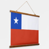 Wandteppiche mit der Flagge des Chilen (Gewinkelt)