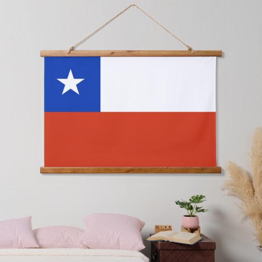 Wandteppiche mit der Flagge des Chilen (Schlafzimmer)