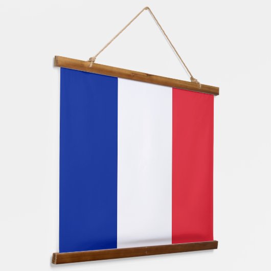 Wandteppiche mit der Flagge Frankreichs (Gewinkelt)