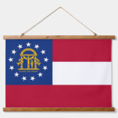 Wandteppiche mit der Flagge Georgiens, USA. (Vorne)