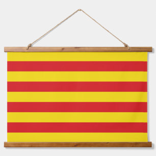 Wandteppiche mit der Flagge Kataloniens