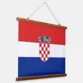 Wandteppiche mit der Flagge Kroatiens (Gewinkelt)