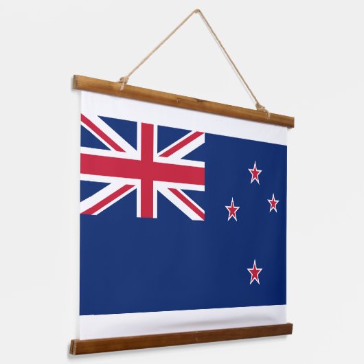 Wandteppiche mit der Flagge Neuseelands (Gewinkelt)