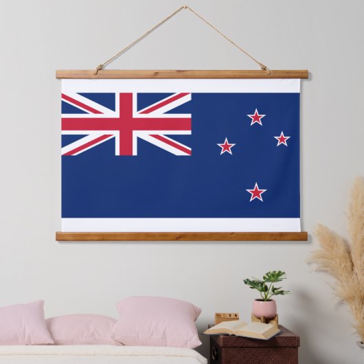 Wandteppiche mit der Flagge Neuseelands (Schlafzimmer)