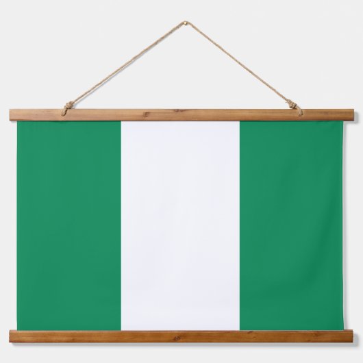 Wandteppiche mit der Flagge Nigerias (Vorne)