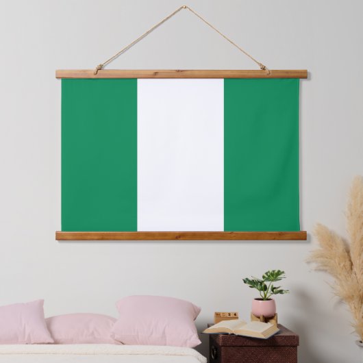 Wandteppiche mit der Flagge Nigerias (Schlafzimmer)