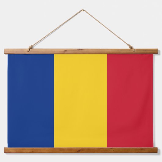Wandteppiche mit der Flagge Rumäniens (Vorne)