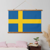 Wandteppiche mit der Flagge Schwedens (Schlafzimmer)