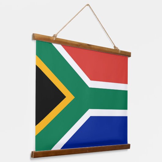 Wandteppiche mit der Flagge Südafrikas (Gewinkelt)