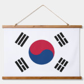 Wandteppiche mit der Flagge Südkoreas (Vorne)