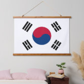 Wandteppiche mit der Flagge Südkoreas (Schlafzimmer)