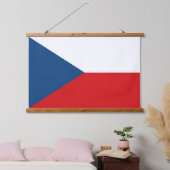 Wandteppiche mit der Flagge Tschechiens (Schlafzimmer)