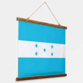 Wandteppiche mit der Flagge von Honduras (Gewinkelt)