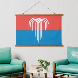 Wandteppiche mit der Flagge von Kansas City