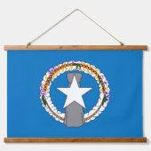 Wandteppiche mit Fahne aus Nord-Mariana (Vorne)
