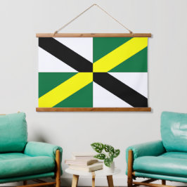 Wandteppiche mit Fahne von Monterey, USA.