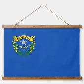 Wandteppiche mit Fahne von Nevada, USA. (Vorne)