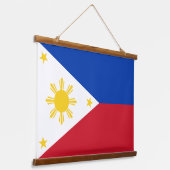 Wandteppiche mit Flagge der Philippinen (Gewinkelt)