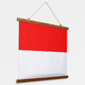 Wandteppiche mit Flagge Indonesiens (Gewinkelt)
