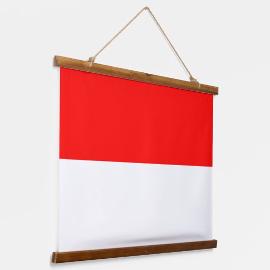 Wandteppiche mit Flagge Indonesiens (Gewinkelt)