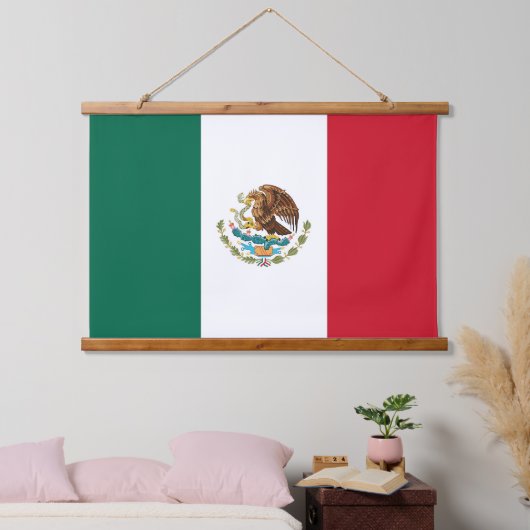 Wandteppiche mit Flagge Mexikos (Schlafzimmer)