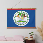 Wandteppiche mit Flagge von Belize (Schlafzimmer)