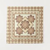 Wandteppiche mit hellbraun und creme (Vorderseite (Horizontal))