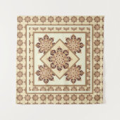 Wandteppiche mit hellbraun und creme (Vorderseite)