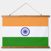 Wandteppiche mit indischer Flagge (Vorne)