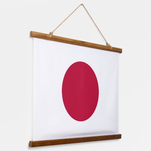 Wandteppiche mit japanischer Flagge (Gewinkelt)