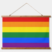 Wandteppiche mit LGBT-Flagge (Vorne)