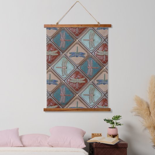 Wandteppiche mit Libellen (Schlafzimmer)