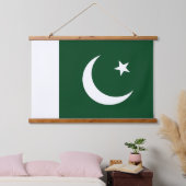 Wandteppiche mit pakistanischer Flagge (Schlafzimmer)