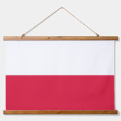 Wandteppiche mit polnischer Flagge (Vorne)