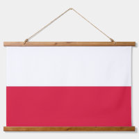 Wandteppiche mit polnischer Flagge