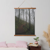 Wandteppiche mit schmalem Weg durch Nadelbäume (Schlafzimmer)