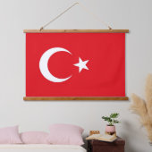 Wandteppiche mit türkischer Flagge (Schlafzimmer)