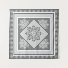 Wandteppichmedaillen, grau wandteppich