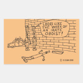 Wandtest Rechteckkleber Rechteckiger Aufkleber (Vorderseite)