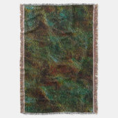 Wandtextur, in Grün- und Korallenfarben Decke (Vorderseite Vertikal)