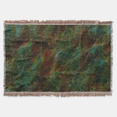 Wandtextur, in Grün- und Korallenfarben Decke (Vorderseite)