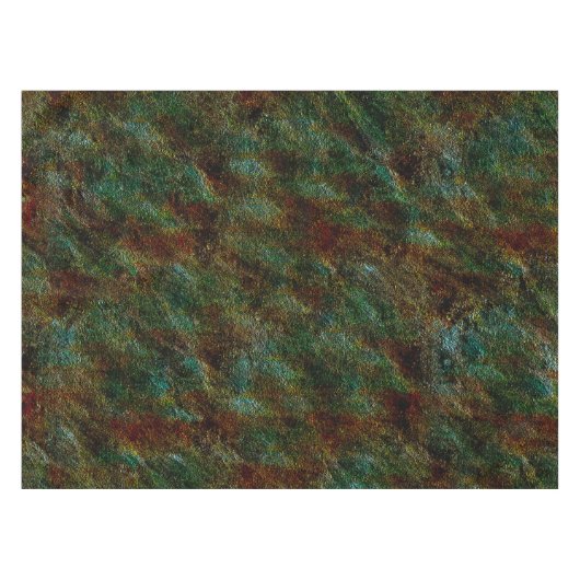 Wandtextur, in Grün- und Korallenfarben Tischdecke (Vorderseite (Horizontal))