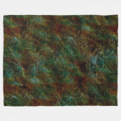 Wandtextur, in Grün- und Korallenfarben von Fleecedecke (Vorderseite (Horizontal))