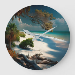 Wanduhr, 10,75" rundes Acryl Große Wanduhr