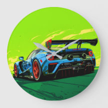 Wanduhr, 10,75" rundes Acrylglas