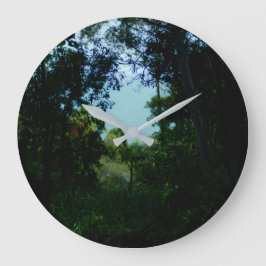 Wanduhr, 10,75" rundes Acrylglas Große Wanduhr